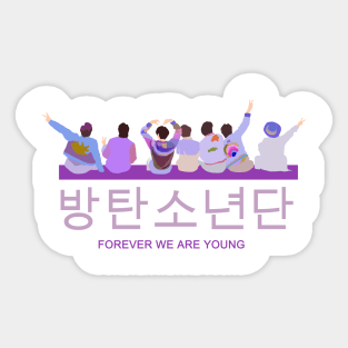 Forever We Are Young bts Sticker